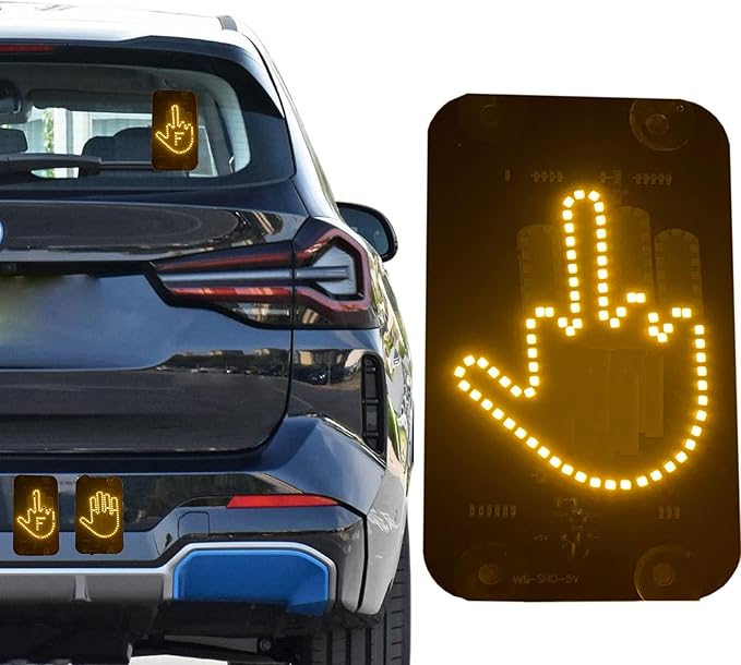 Middle Finger light for Car