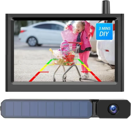 AUTO-VOX Solar Powered Wireless Reversing Camera