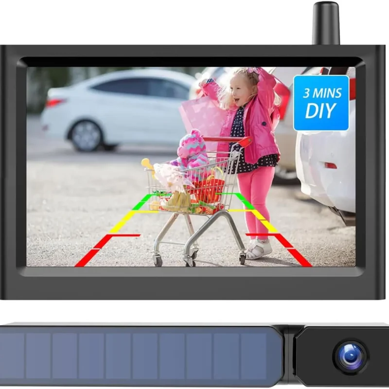 AUTO-VOX Solar Powered Wireless Reversing Camera