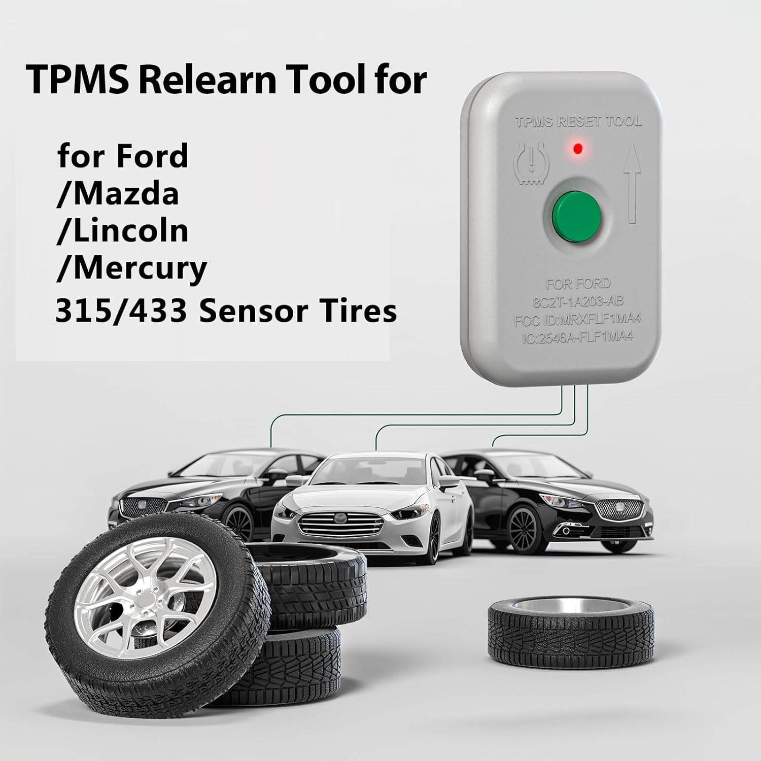 VXDAS TPMS19 Reset Tool for Ford, Lincoln & Mercury Easy Sensor Relearn - Image 2